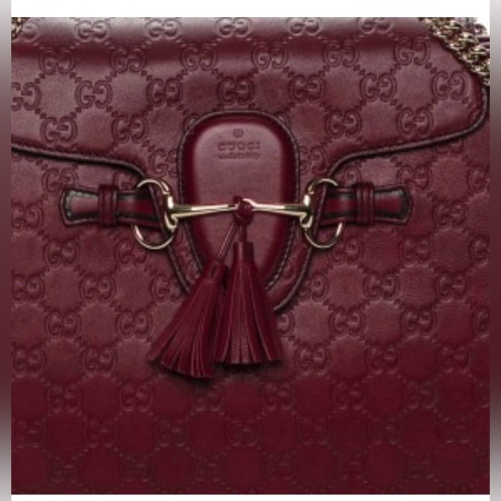 EUC Microguccissima Large Emily Chain Shoulder Bag - Picture 4 of 10
